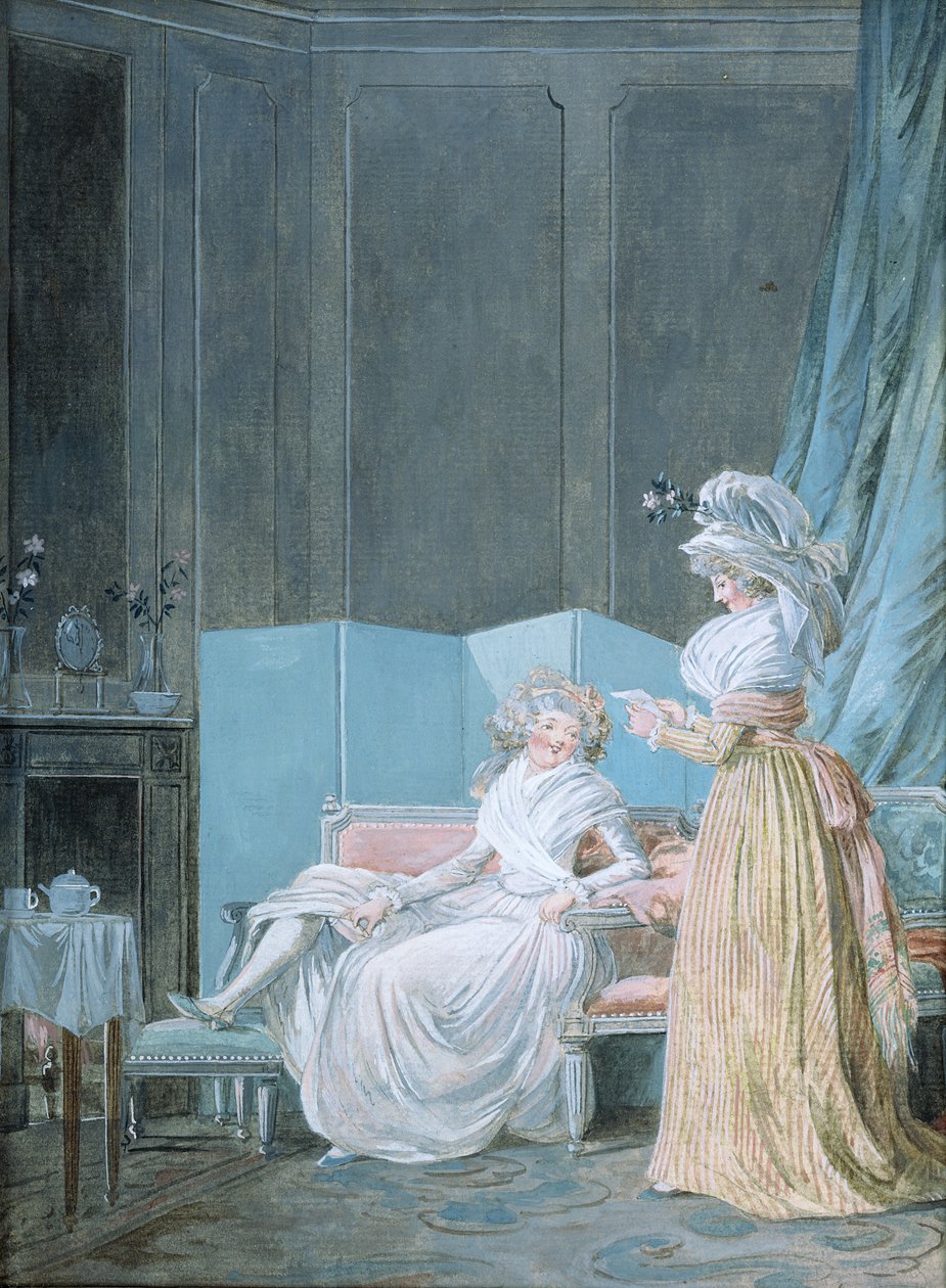 Leser brevet av Jean Baptiste Mallet