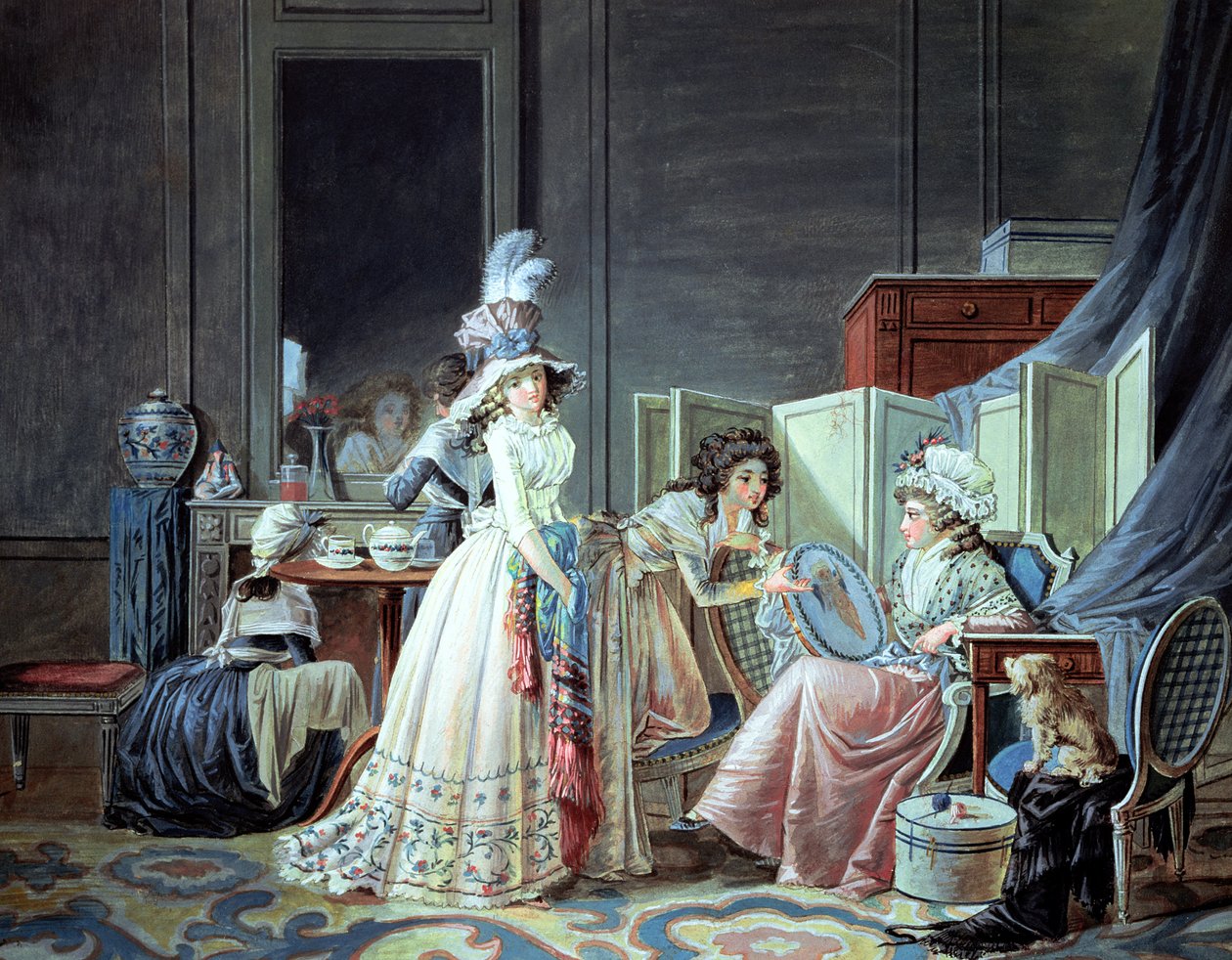 Den broderte amor av Jean Baptiste Mallet