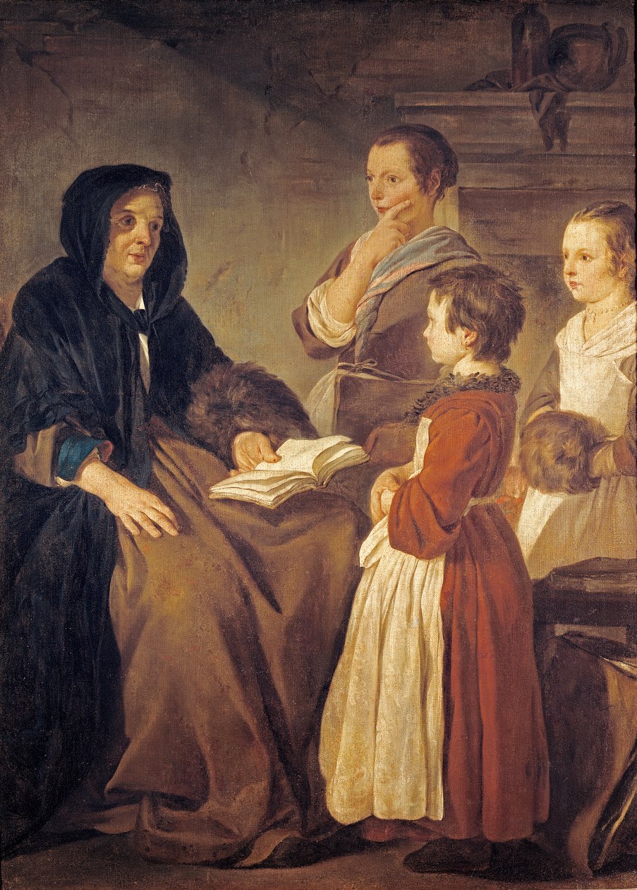 Skolemeisterinnen av Jean Baptiste Marie Pierre