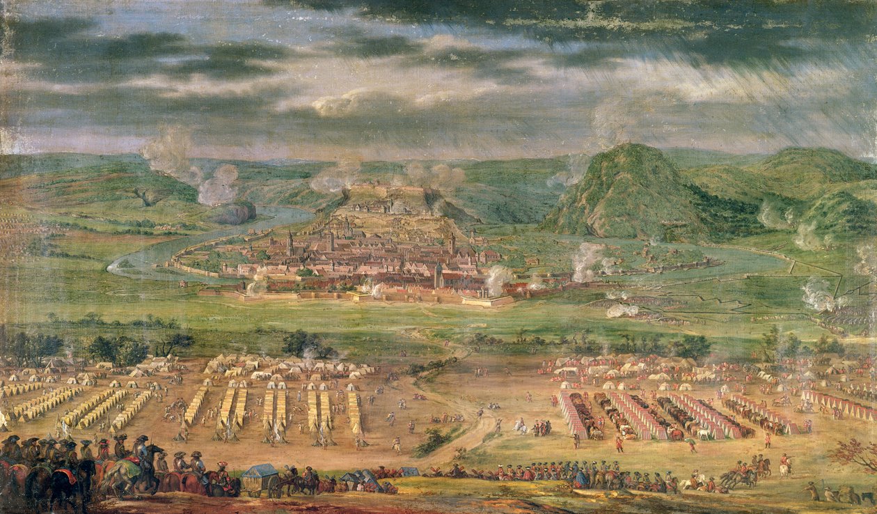 Beleiringen av Besançon i mai 1674 av Jean Baptiste Martin