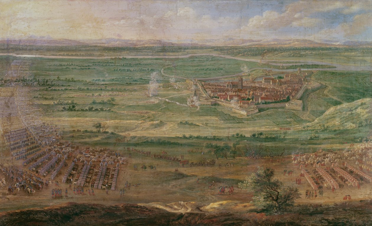 Beleiringen av Dole i juni 1674 av Jean Baptiste Martin