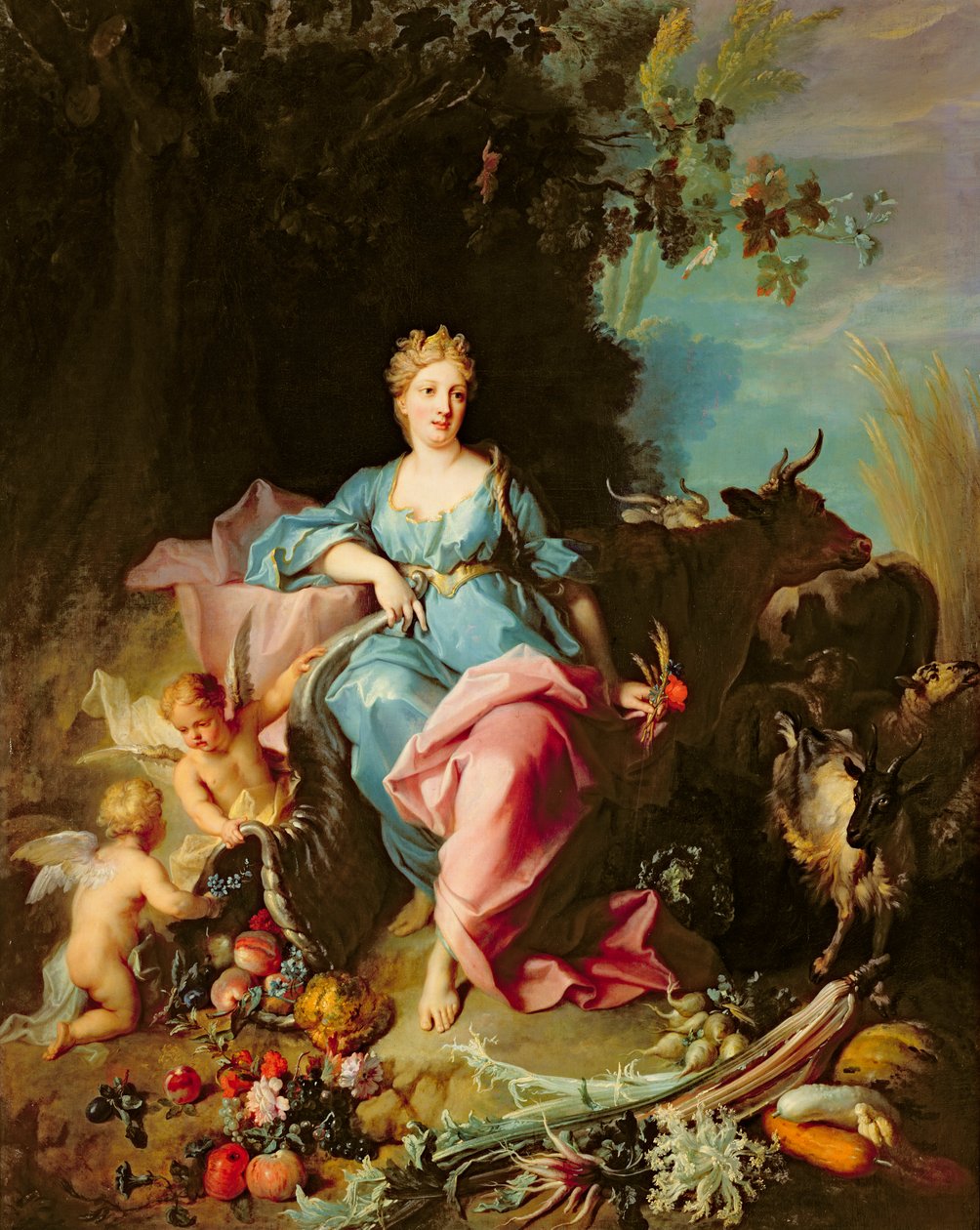 Overflod, 1719 av Jean Baptiste Oudry