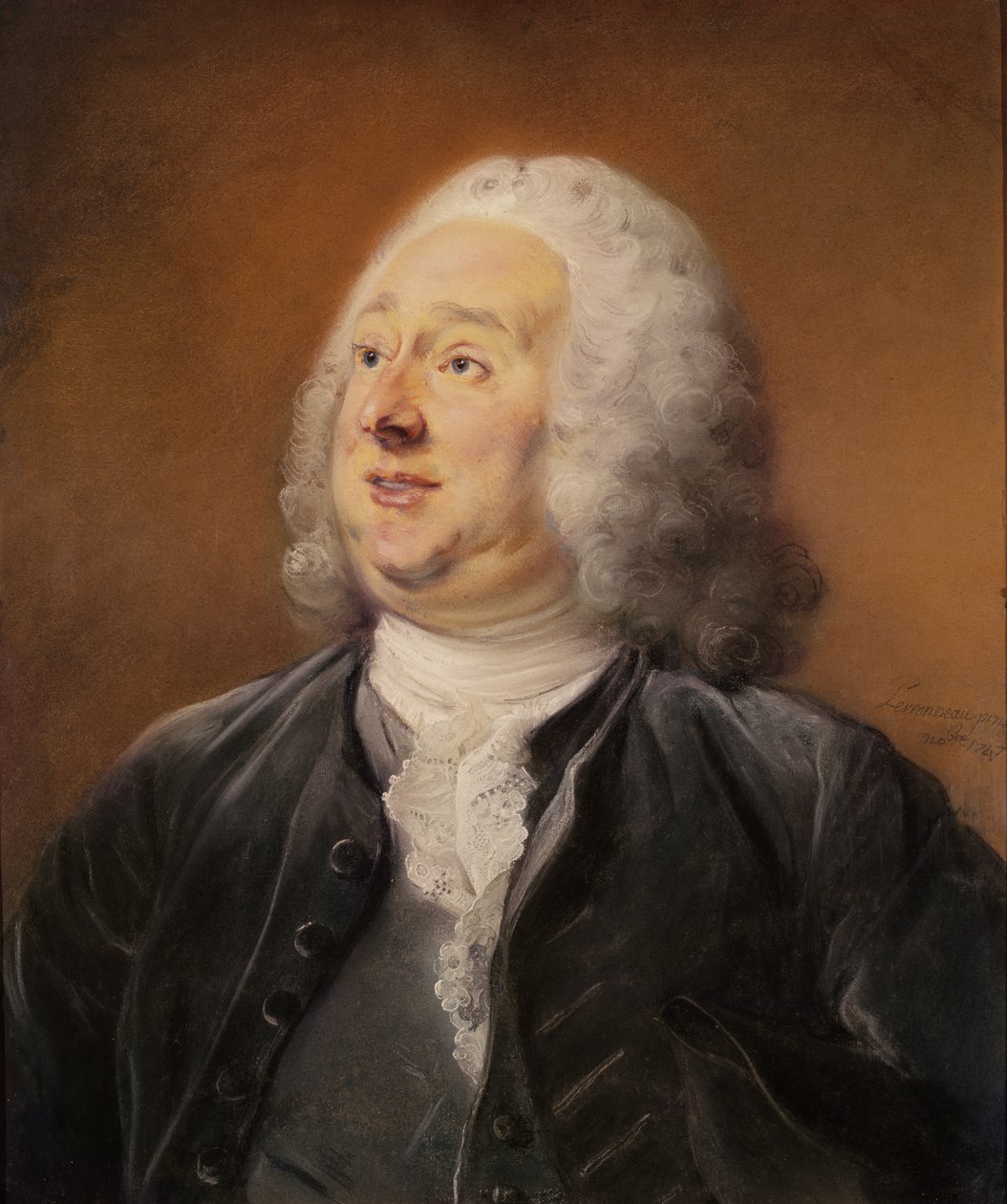 Count of Bastard, 1747 (pastell på papir) av Jean Baptiste Perronneau