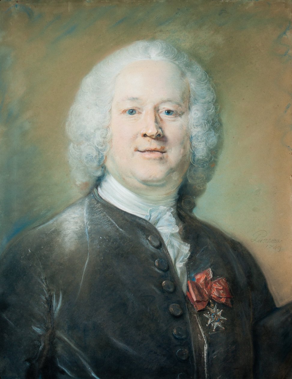 Portrett av John Towneley, 1749 (pastell på papir) av Jean Baptiste Perronneau