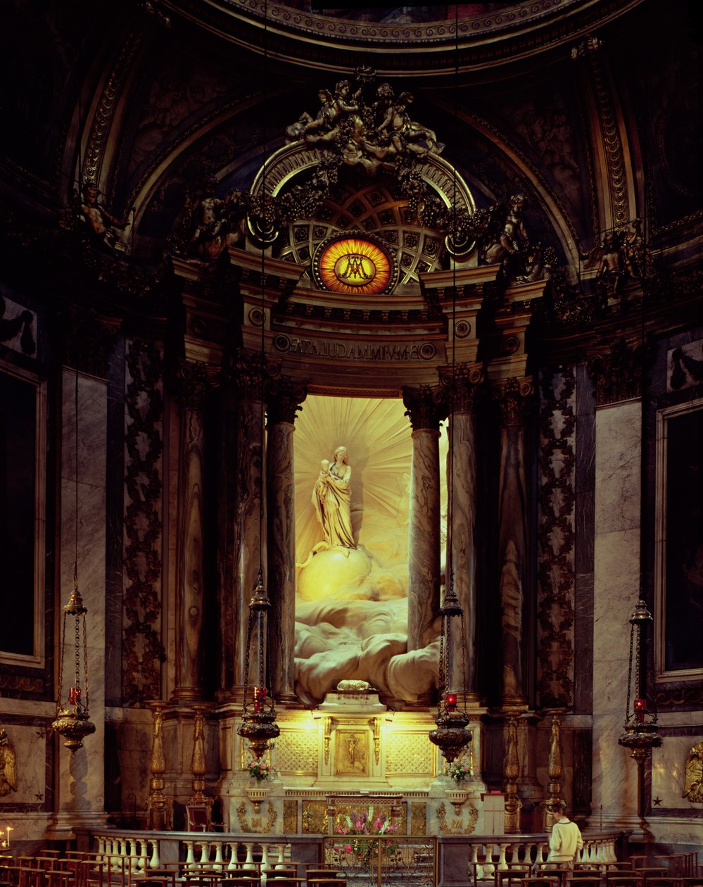 The Chapel of the Virgin, 1770-tallet av Jean Baptiste Pigalle
