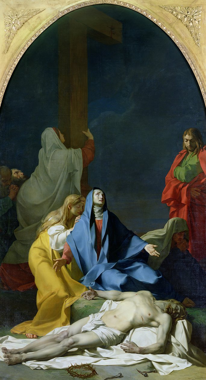 Deponeringen, 1789 av Jean Baptiste Regnault