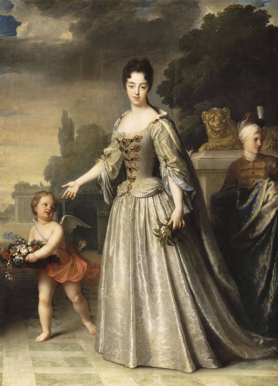 Portrett av Marie-Adélaïde av Savoy av Jean Baptiste Santerre