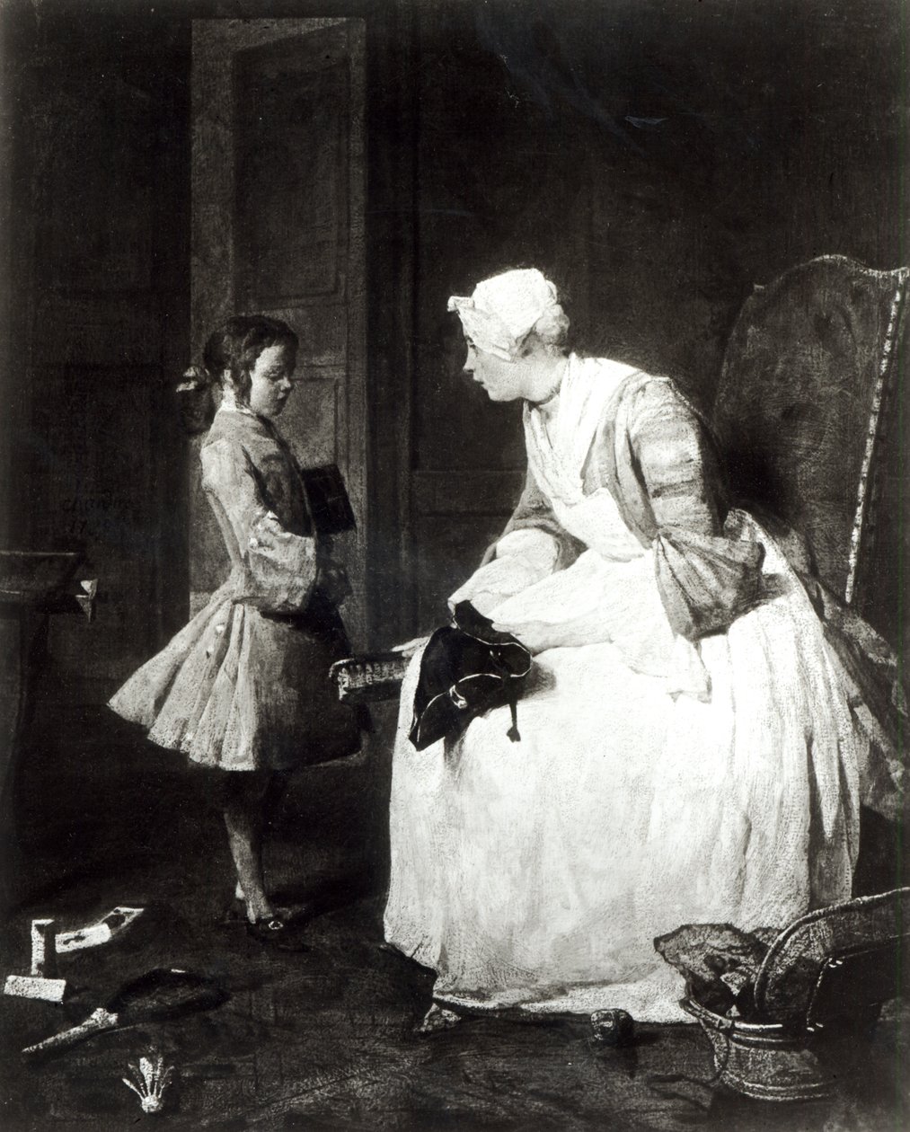 Guvernøren, 1739 av Jean Baptiste Simeon Chardin