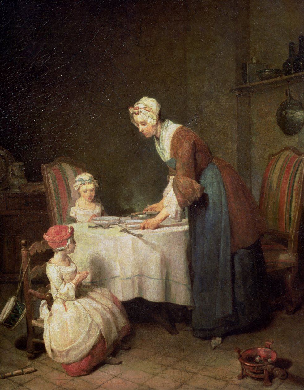 The Grace, 1740 (se også 204988) av Jean Baptiste Simeon Chardin