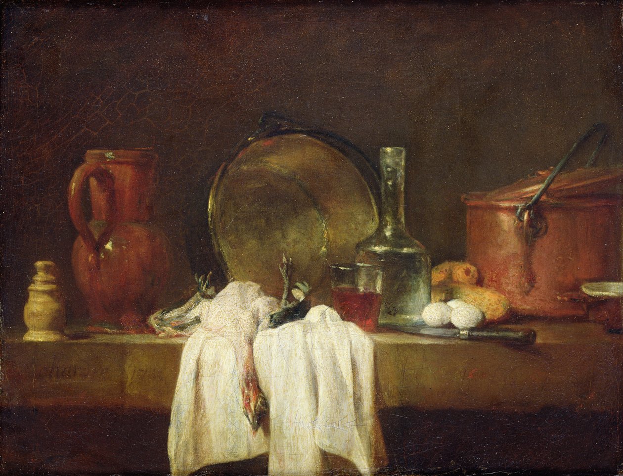 Kjøkkenbordet av Jean Baptiste Simeon Chardin