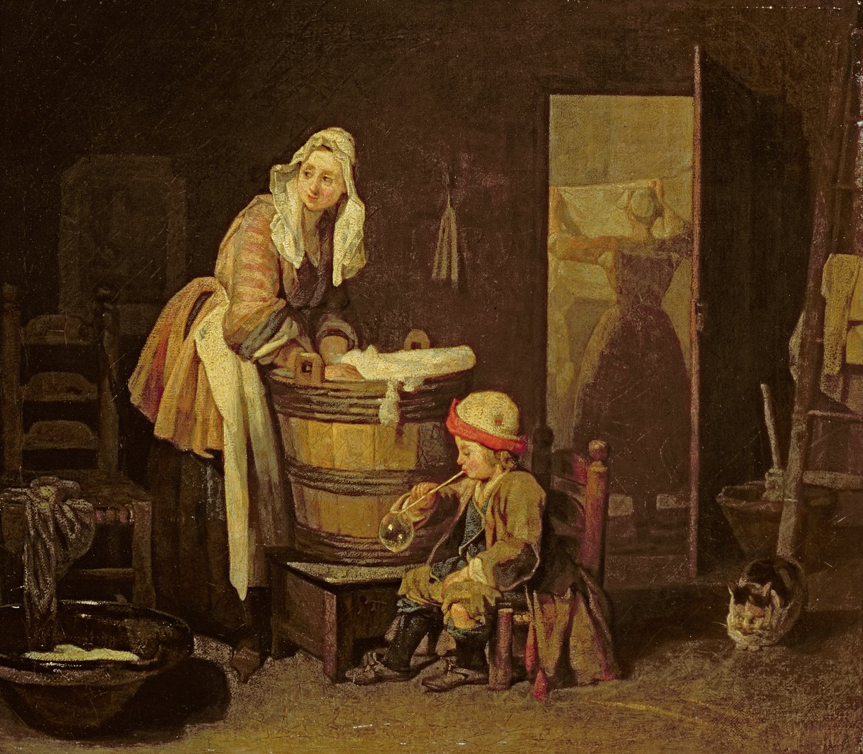 Vaskeren av Jean Baptiste Simeon Chardin