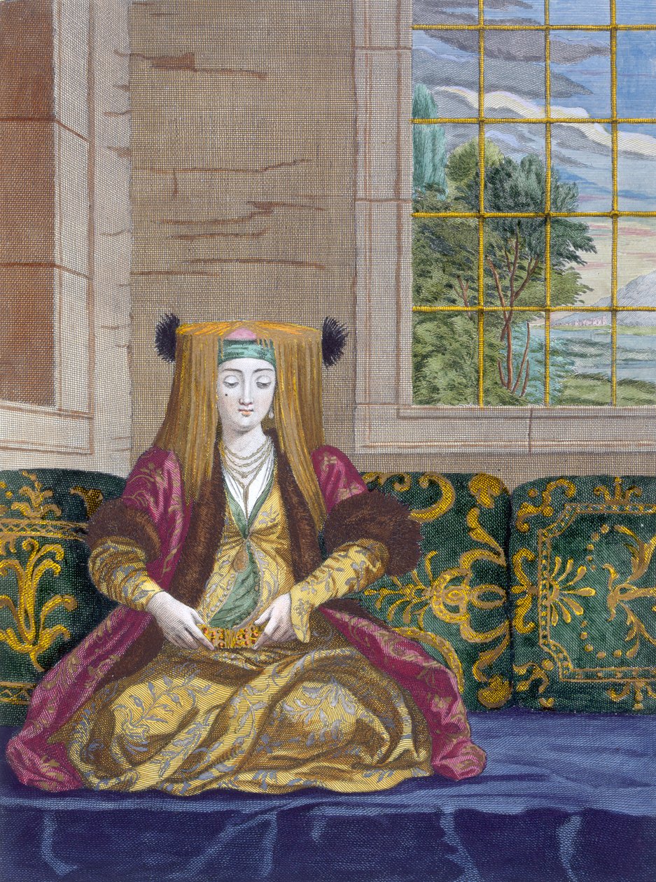 En brud, ca. 1708 av Jean Baptiste Vanmour