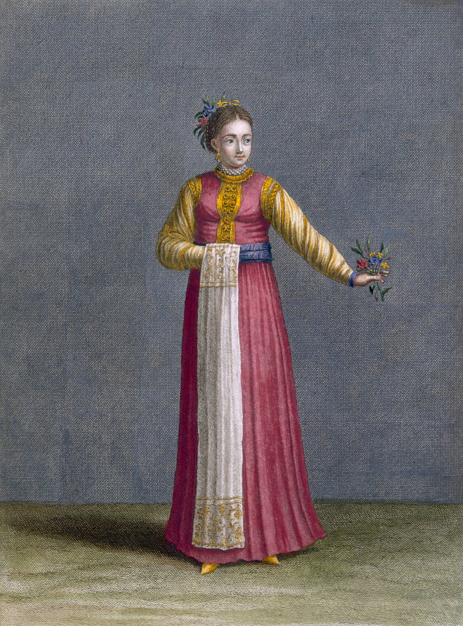 A Young Wallachian Woman, plate 81 fra 