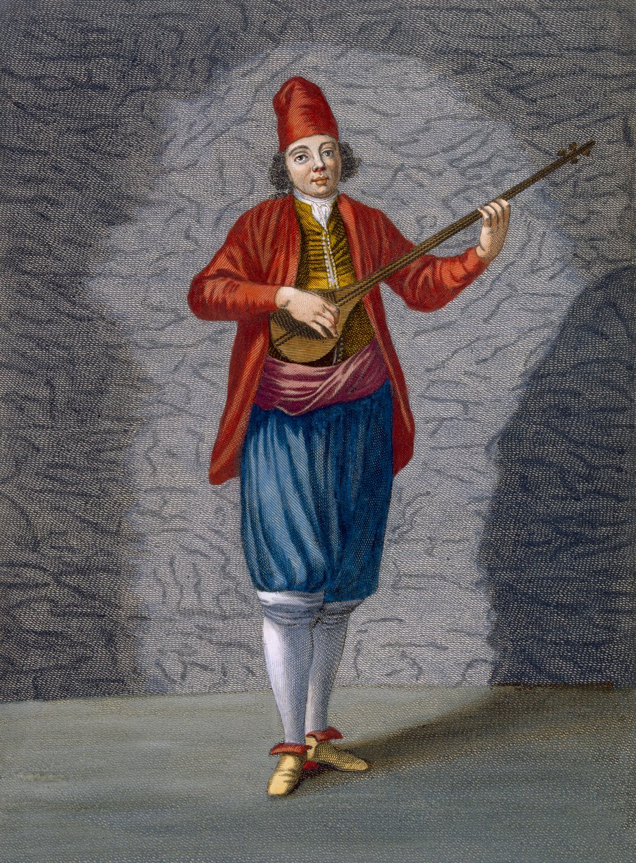 Musician of the Greek Islands, plate 70 fra 