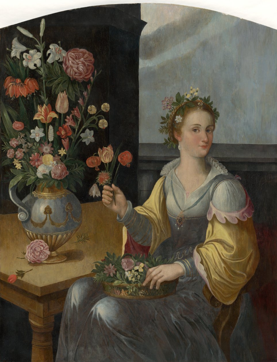 Allegori av Flora av Jean Baptiste de Saive I