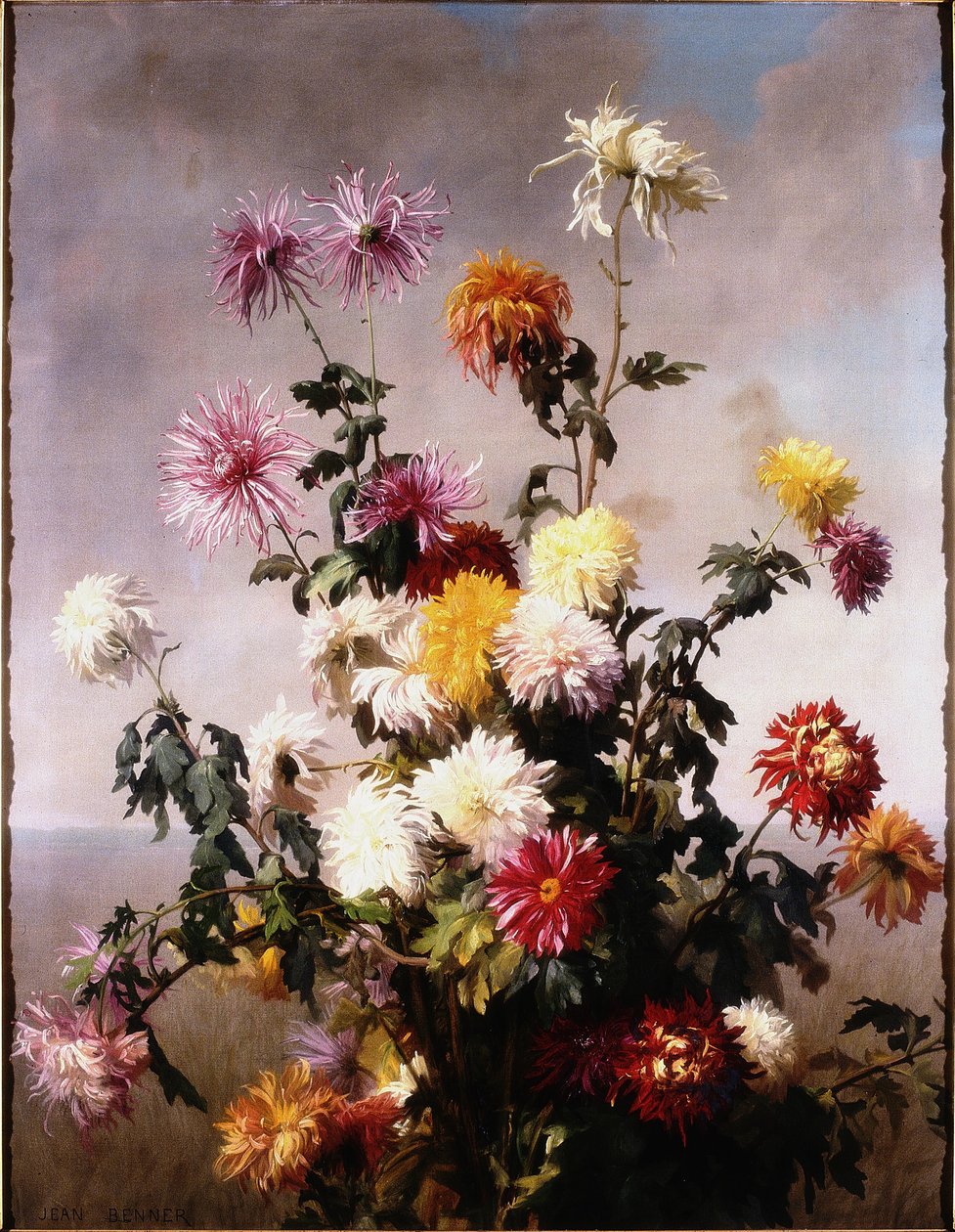 Studie av blomster av Jean Benner