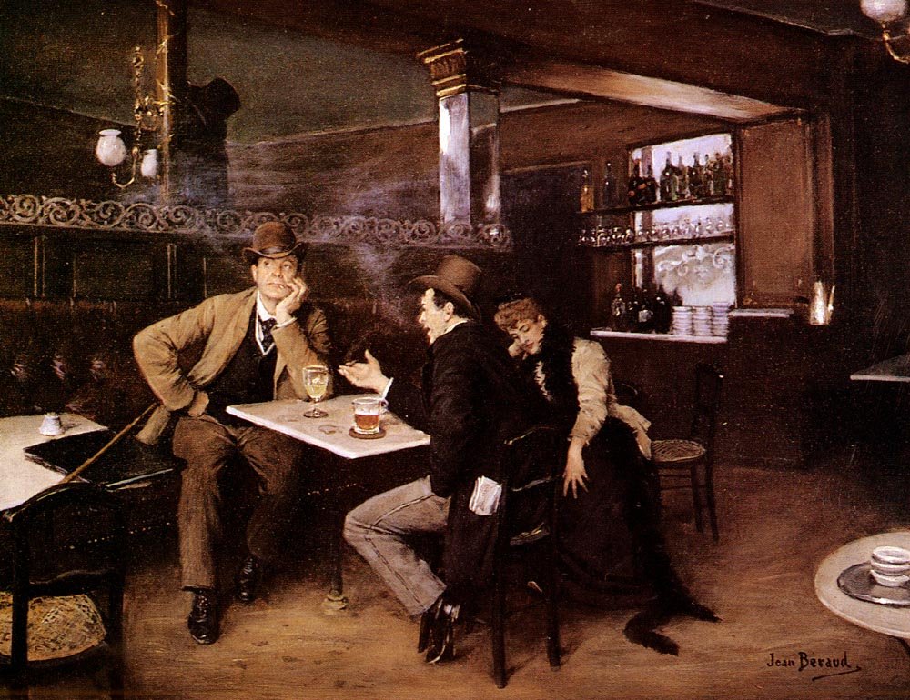 På bistroen av Jean Beraud