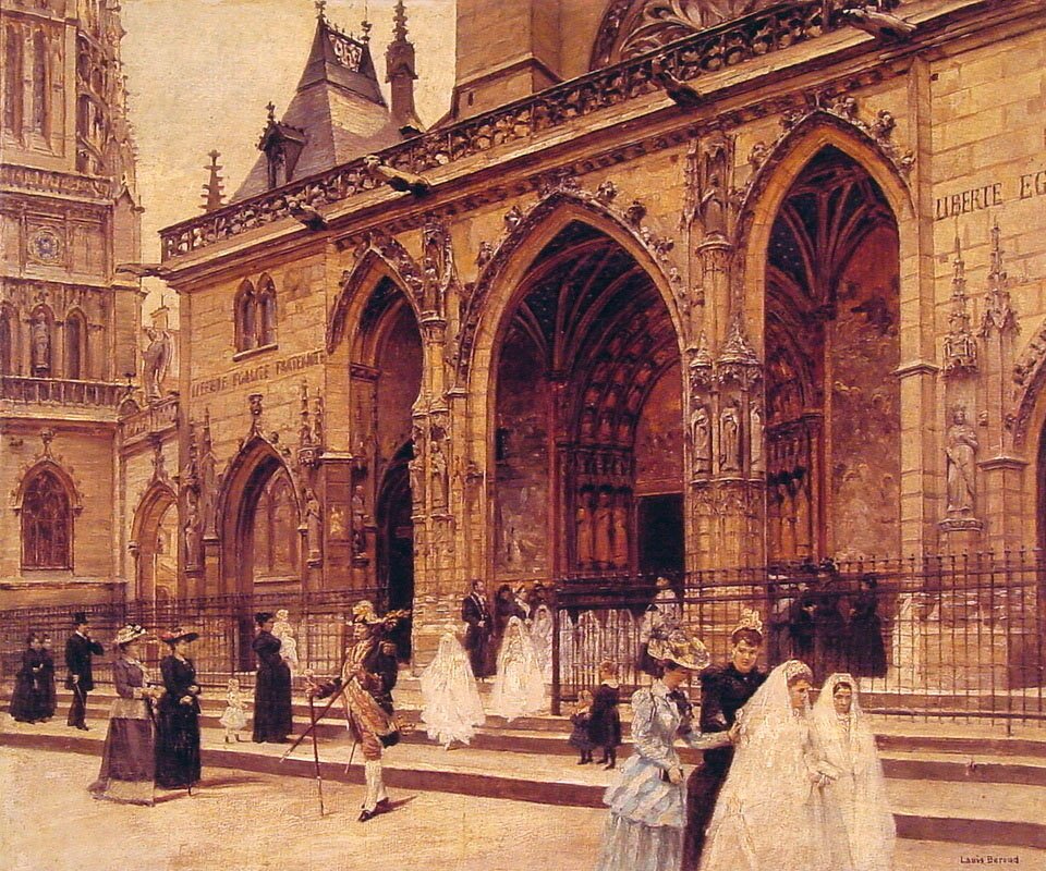 Første nattverd av Jean Beraud