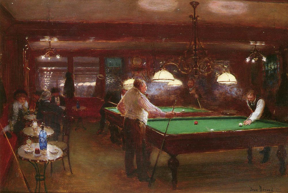 Biljardspillet av Jean Beraud