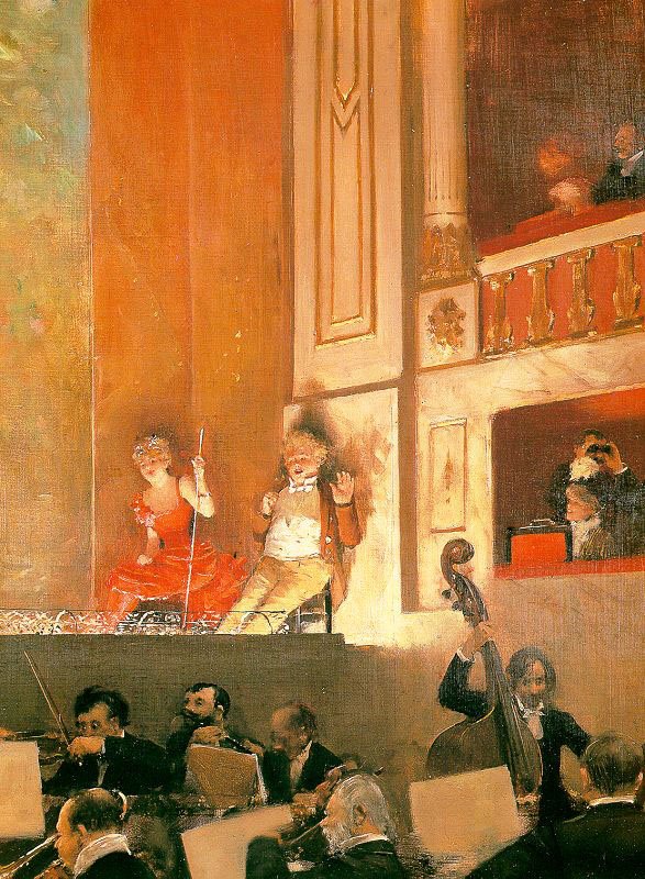 Representasjon ved Theatre des Varietes av Jean Beraud