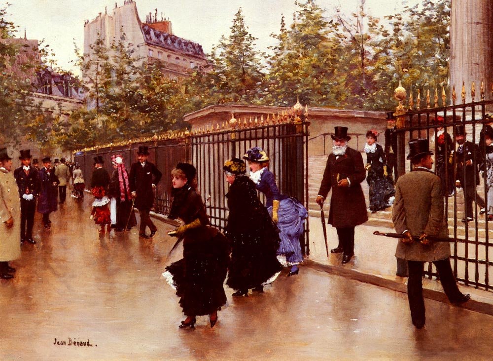 Forlater La Madeleine, Paris av Jean Beraud