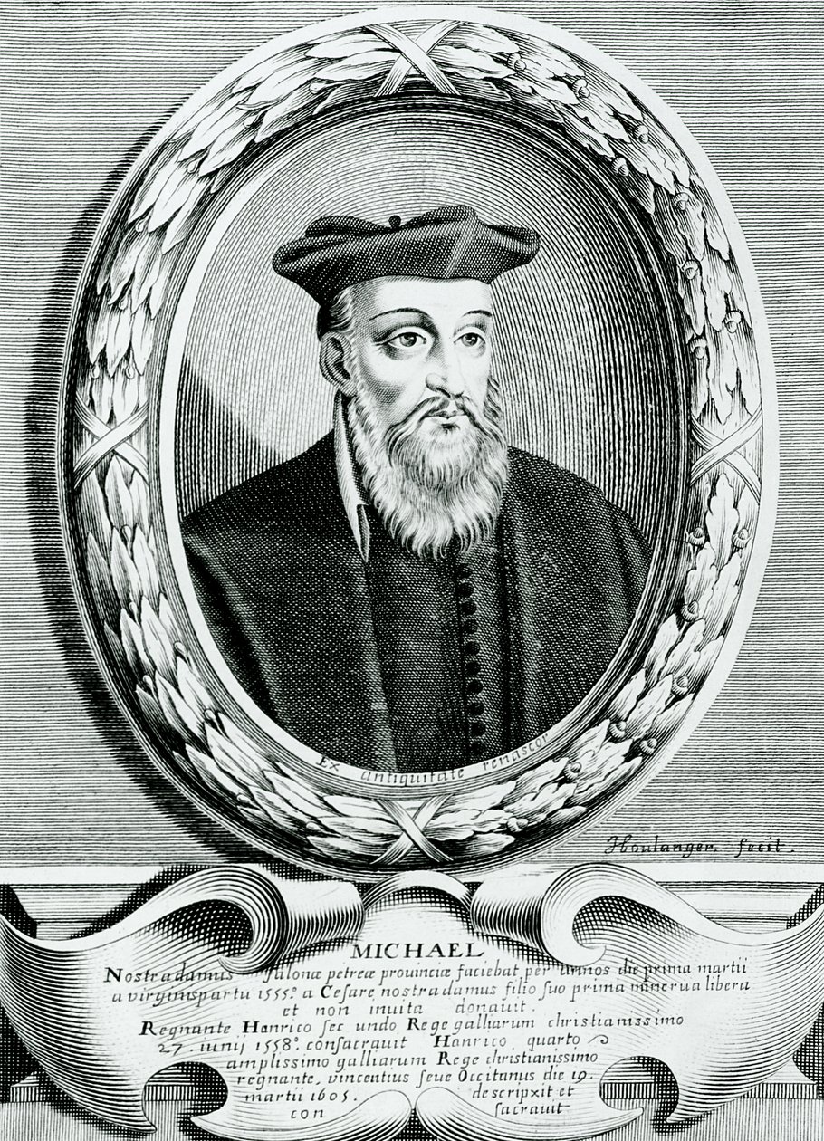 Portrett av Michel de Nostredame (1503-66) av Jean Boulanger