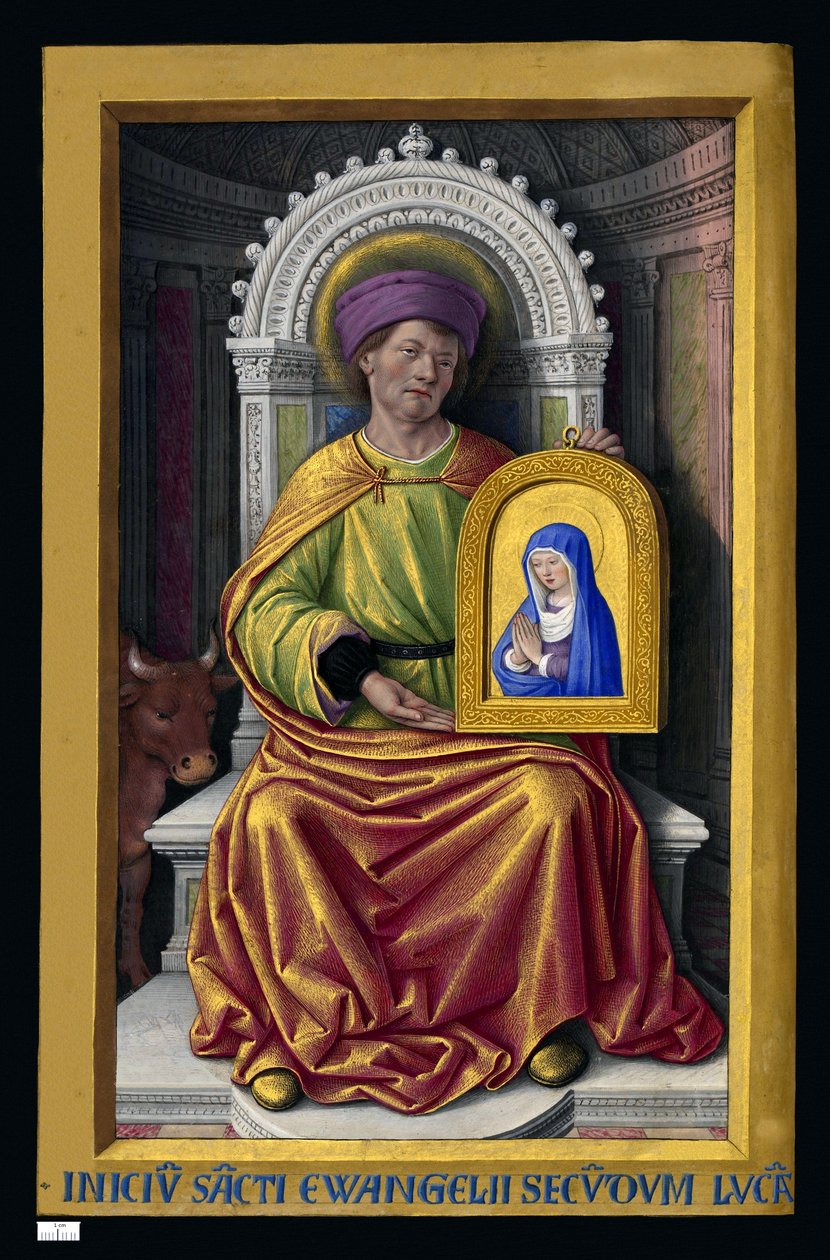 Evangelisten Luke av Jean Bourdichon