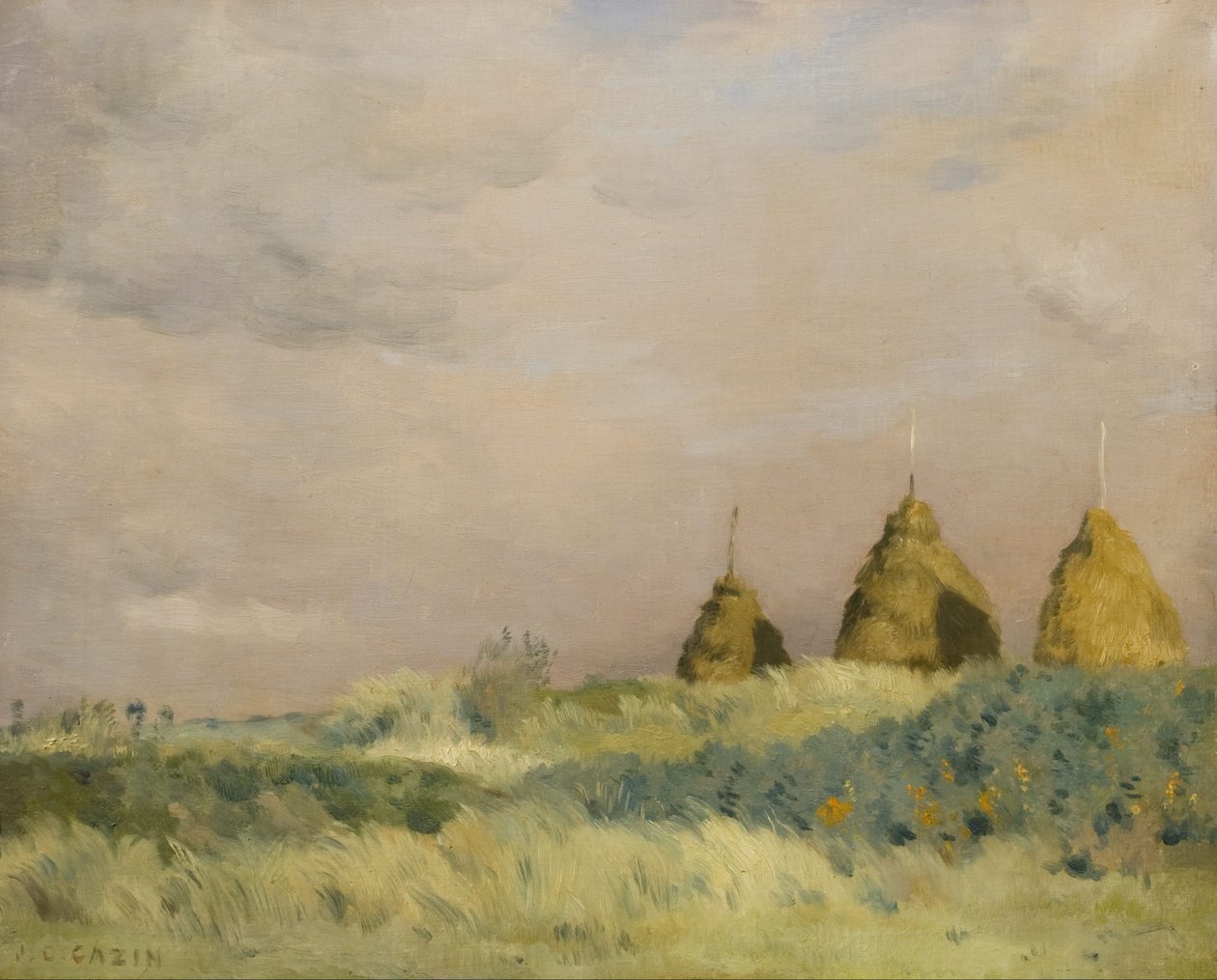 De tre stablene av Jean Cazin