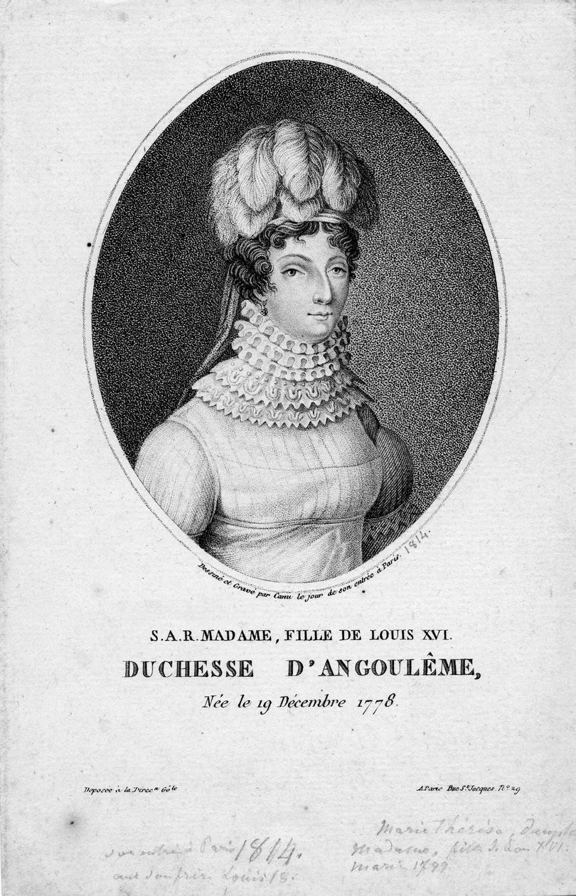 gravert portrett av Jean Dominique Étienne Canu