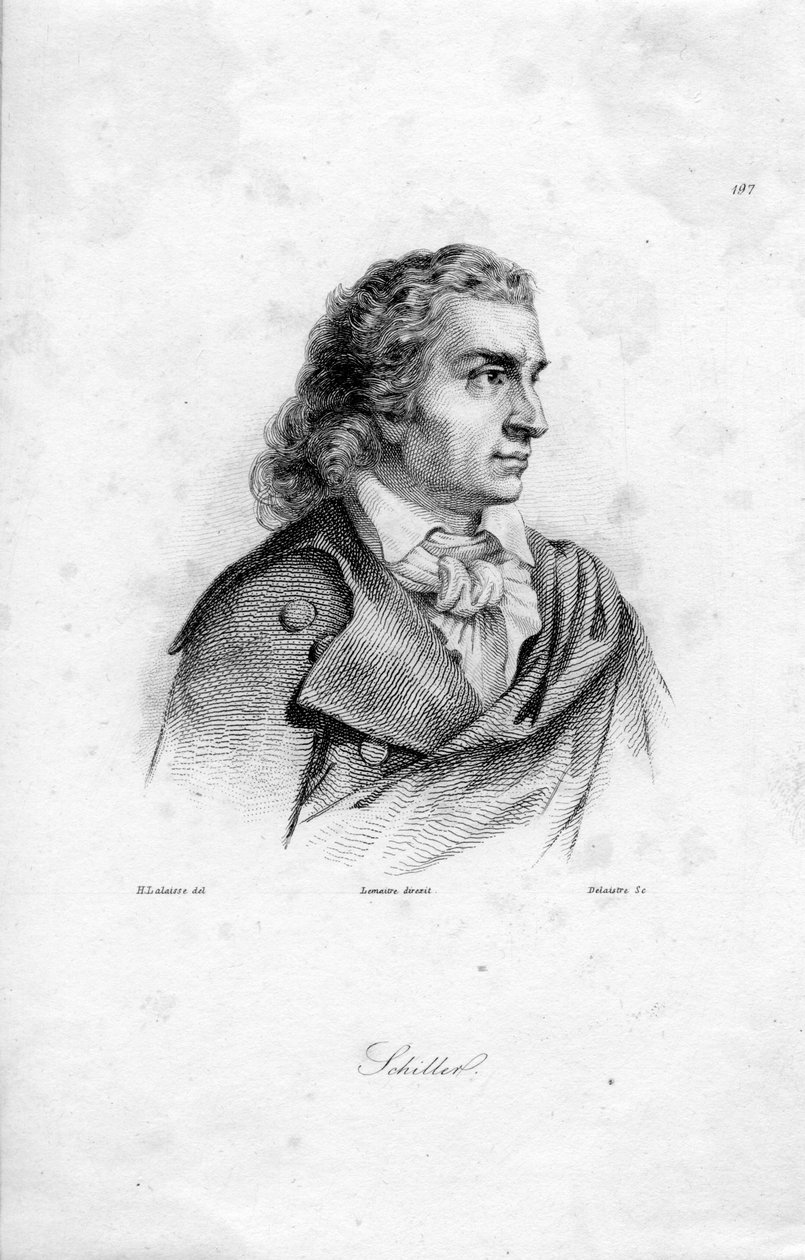 gravert portrett av Jean Désiré Delaistre d Lalaisse