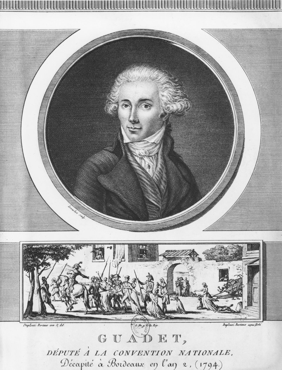 Marguerite-Élie Guadet av Jean Duplessi Bertaux