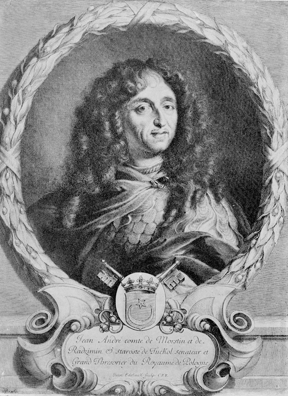 Portrett av Jan Andrzej Morsztyn (1620-93) av Jean Edelinck