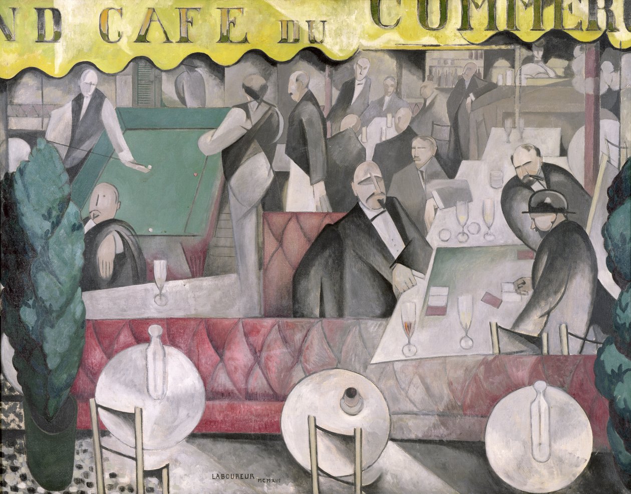 Cafe du Commerce av Jean Emile Laboureur