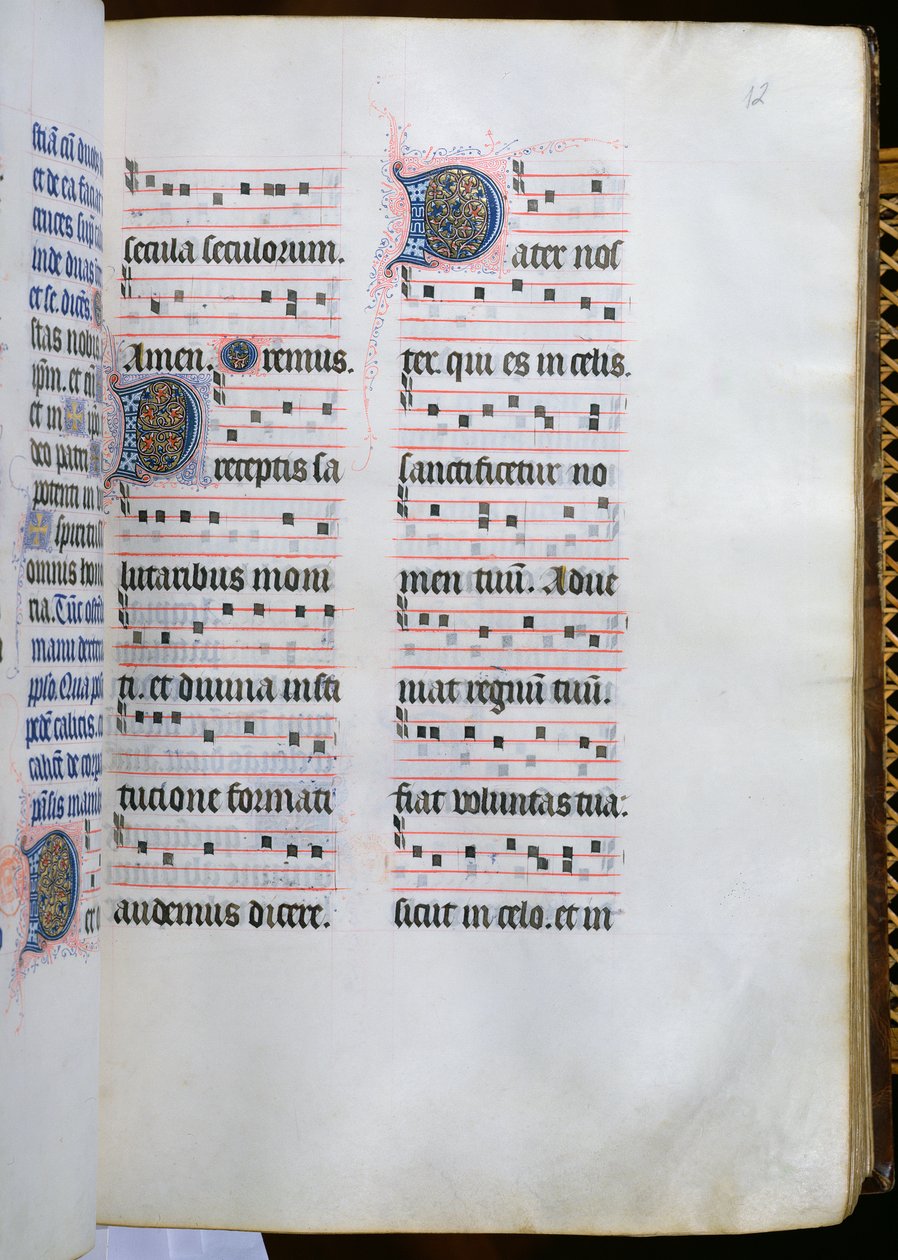 Ms 412 Page fra Missal de Paris, ca. 1475 av Jean Fouquet