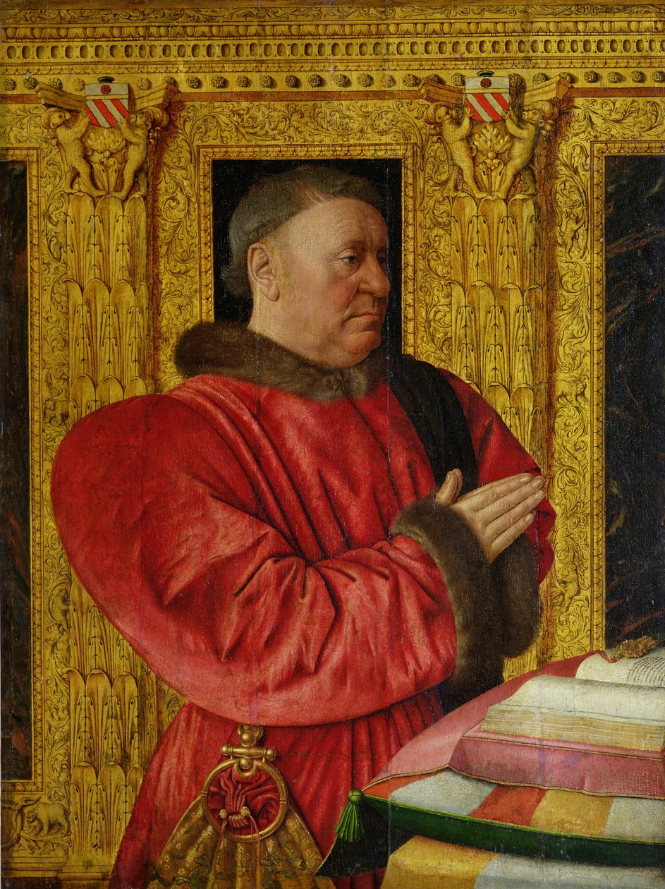 Portrett av kansler Guillaume Jouvenel des Ursins (d.1472) 1460-65 av Jean Fouquet