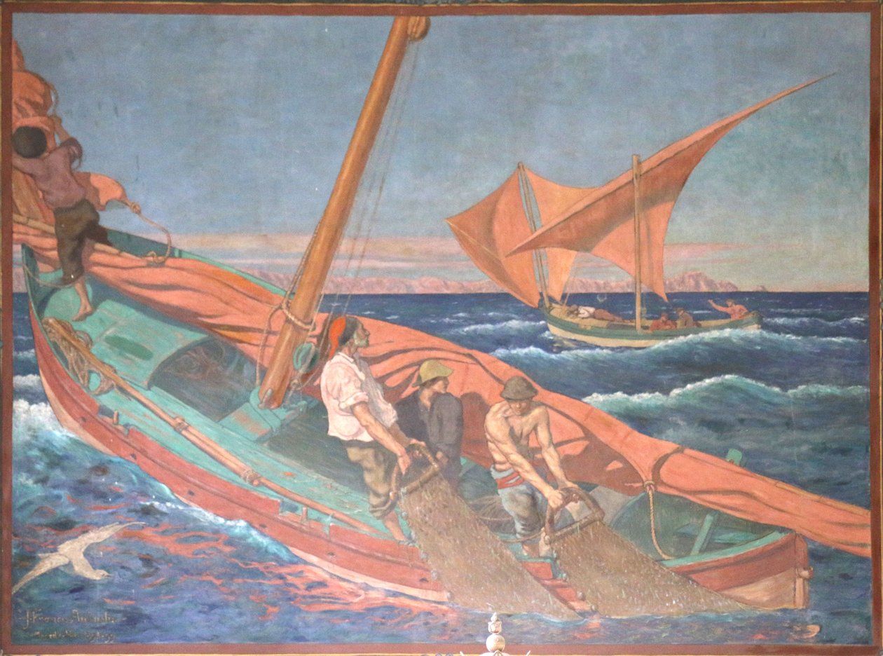 Gangui fiske av Jean Francis Auburtin