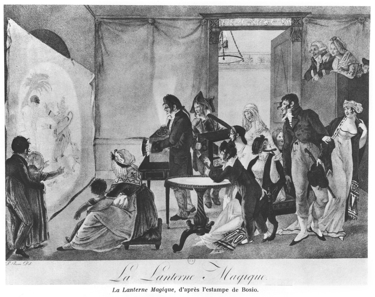 Den magiske lykten, 1798 av Jean Francois Bosio