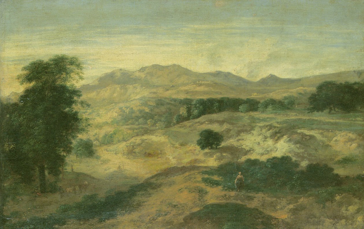 Landskap av Jean Francois I Millet