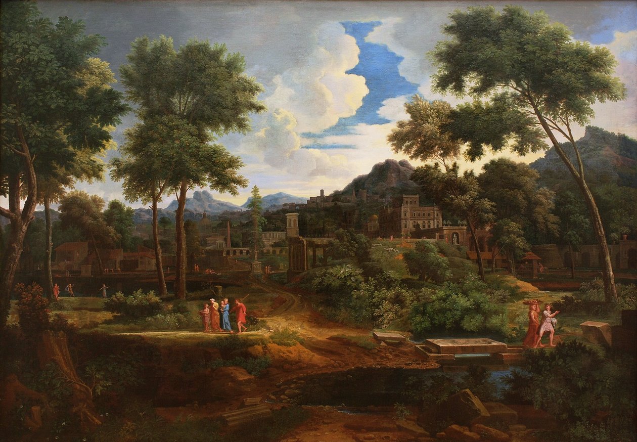 Klassisk landskap av Jean Francois Millet