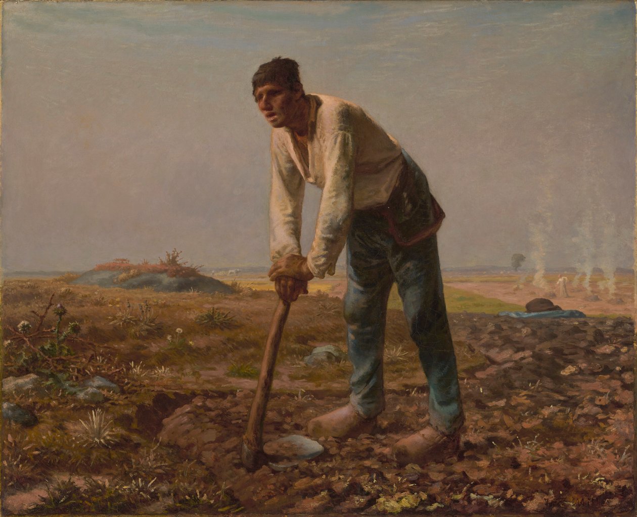 Mannen med hakke av Jean Francois Millet
