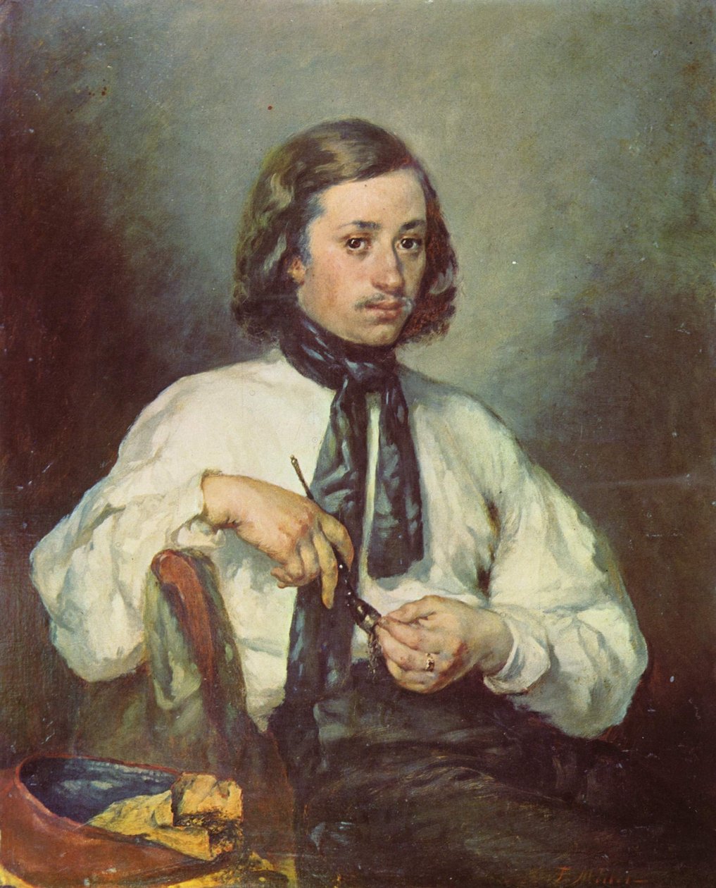 Portrett av Armand Ono av Jean-Francois Millet