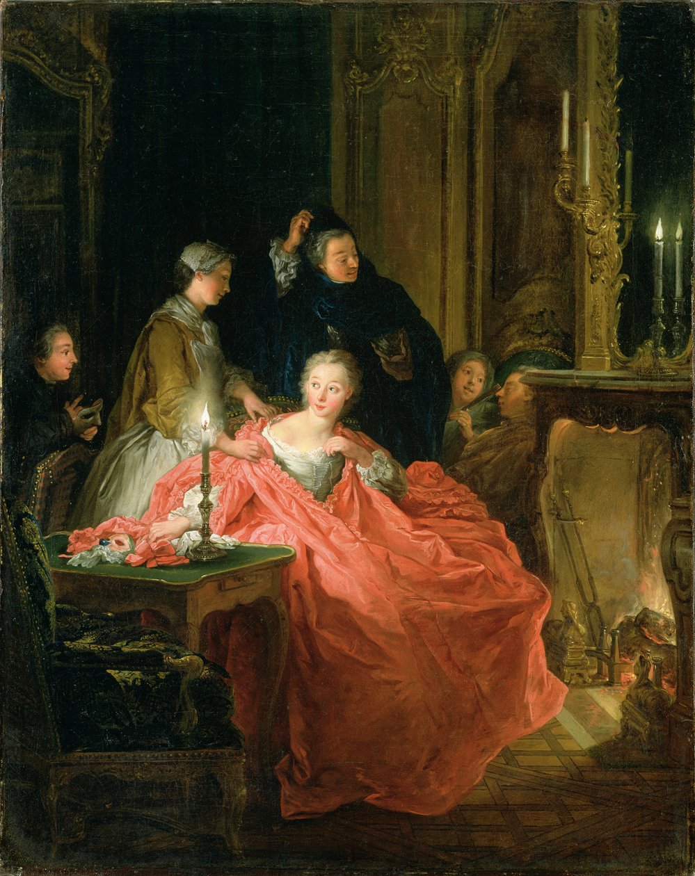 Etter ballen, 1735 av Jean François de Troy