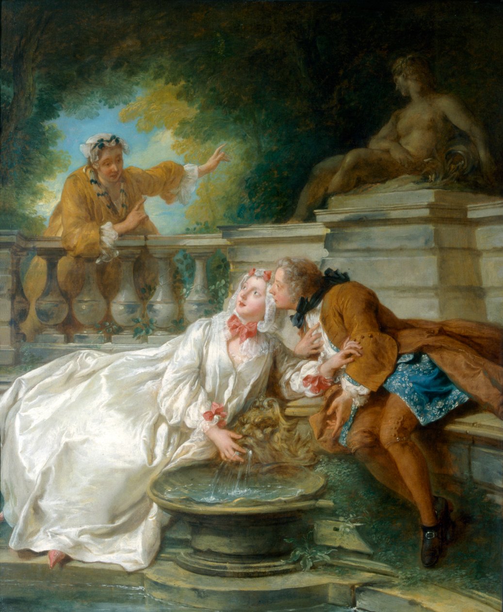 Alarmen eller La Gouvernante Fidele, 1730 (litografi) av Jean François de Troy