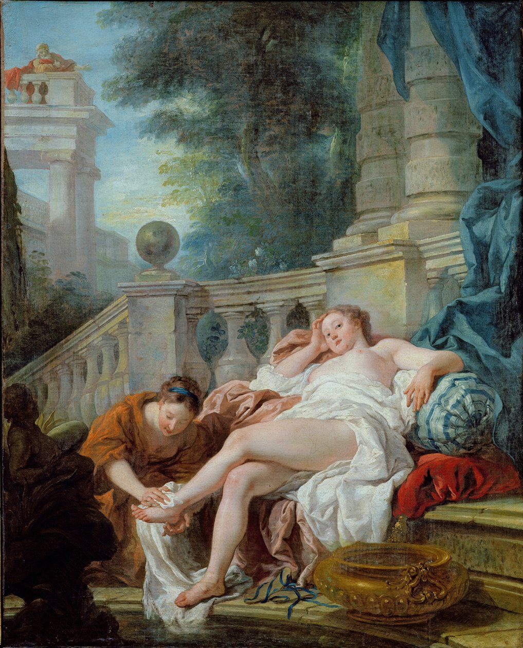 The Bath of Betsheba, 1727 av Jean François de Troy