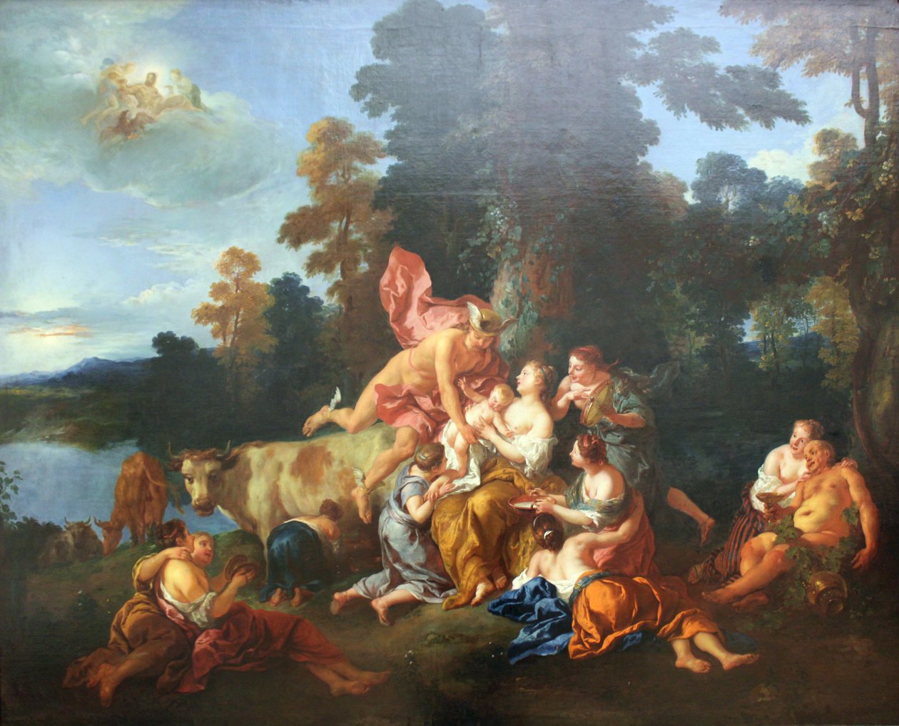 Utdannelsen til Bacchus av Jean François de Troy