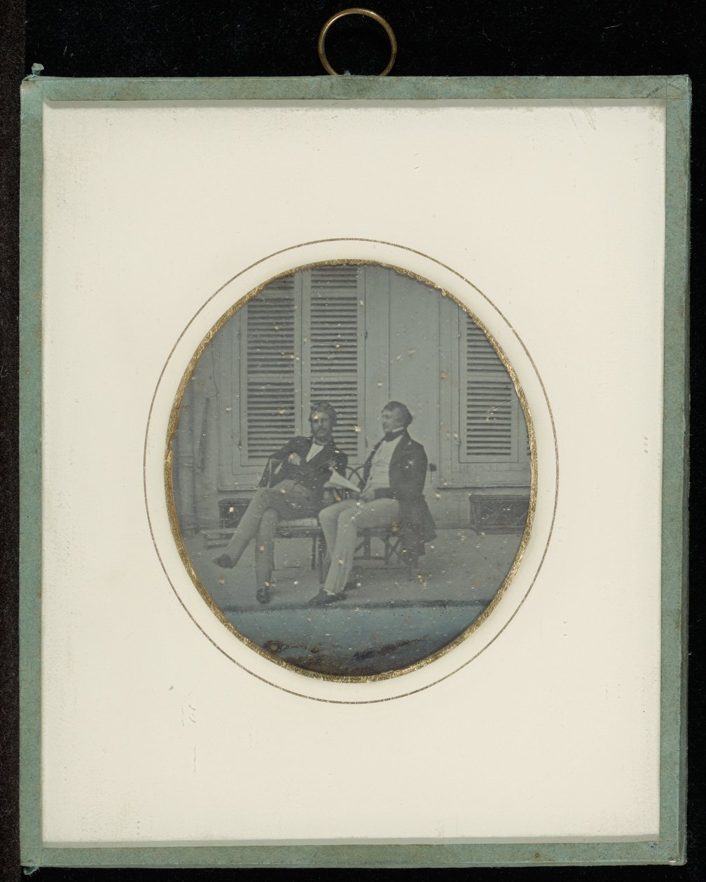 (Portrett av Jean-Gabriel Eynard og en uidentifisert mann) av Jean Gabriel Eynard