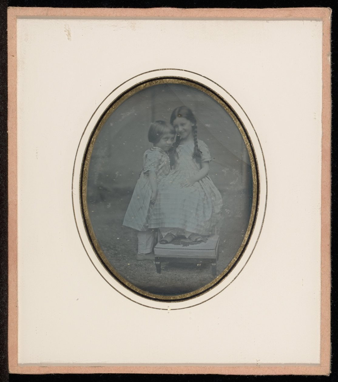 (Portrett av to av døtrene til Sophie Eynard-Eynard) av Jean Gabriel Eynard