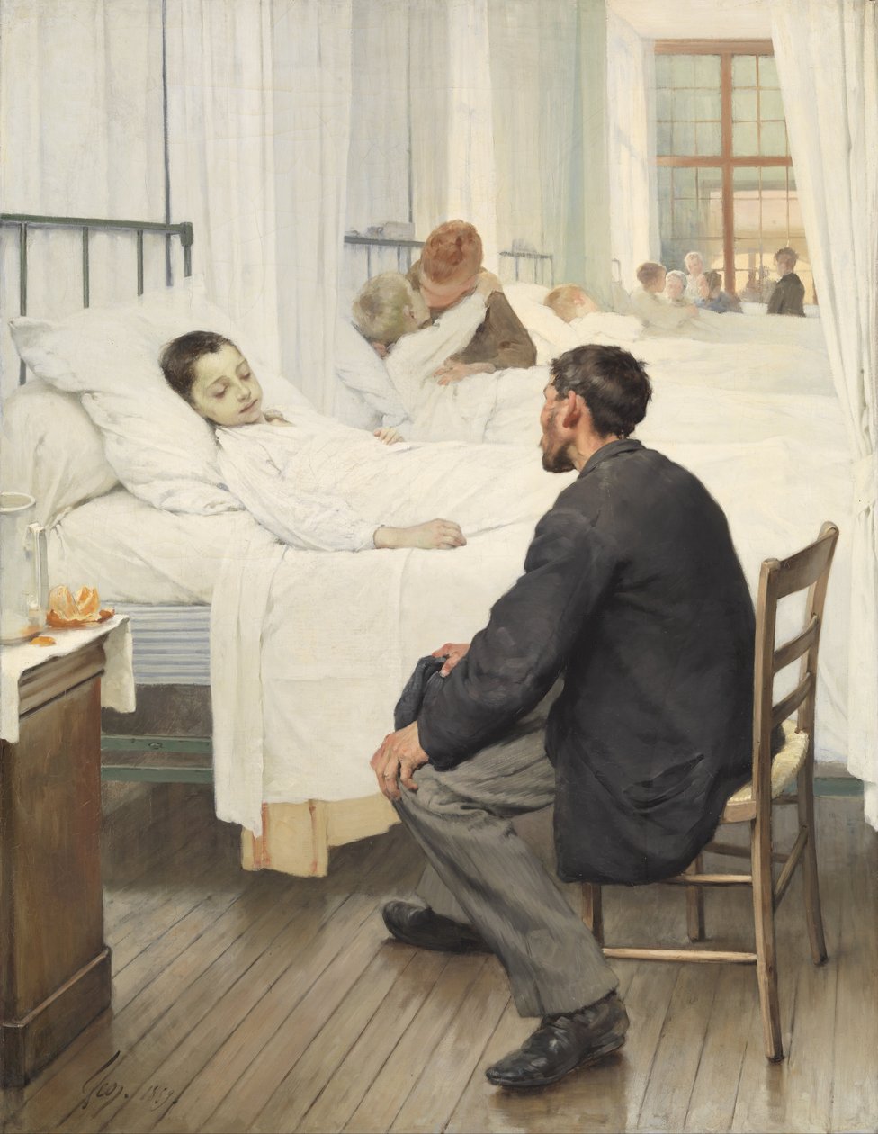 Dagen for sykehusbesøk av Jean Geoffroy
