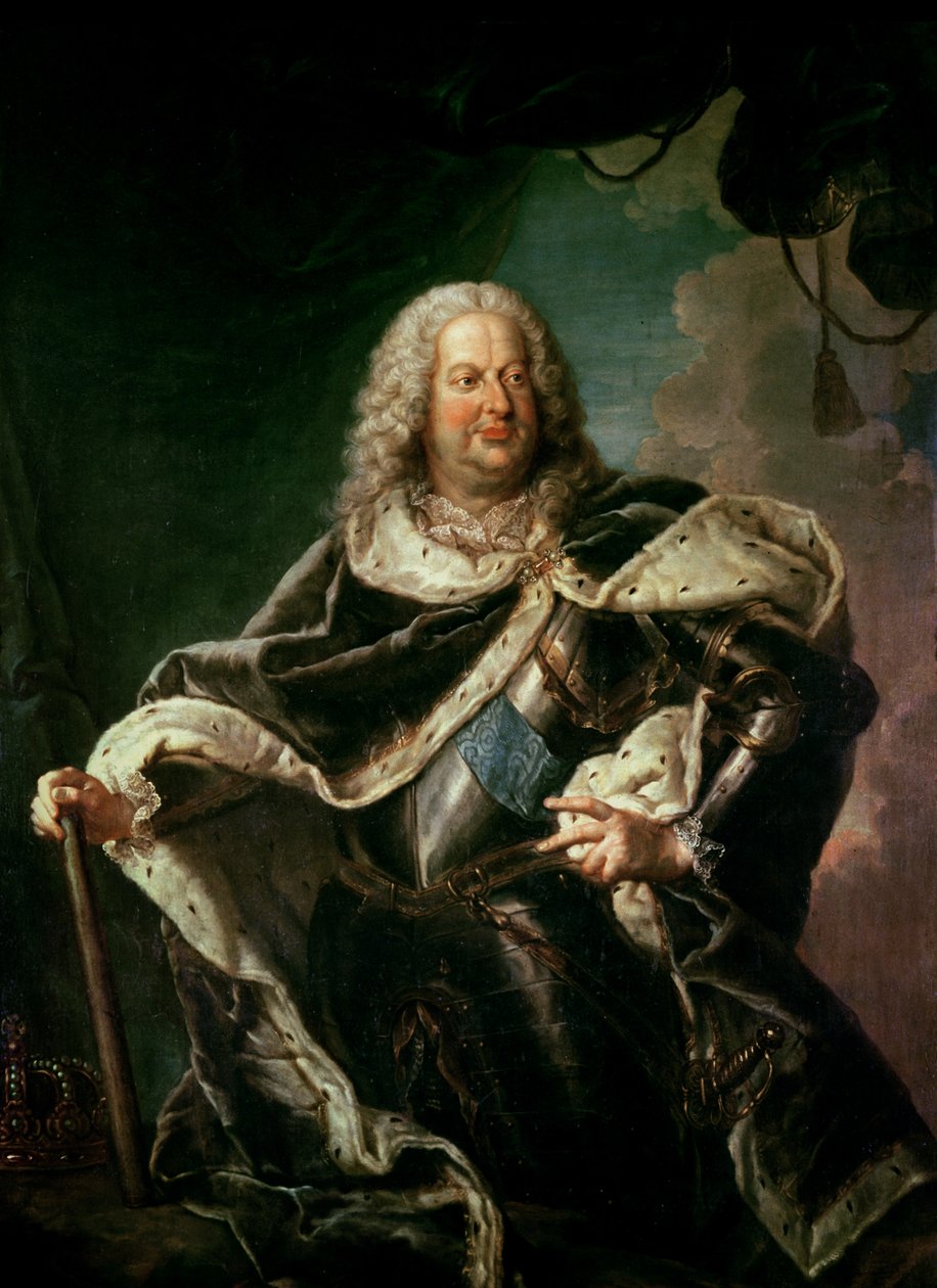Stanislas Lesczinski (1677-1766) konge av Polen av Jean Girardet