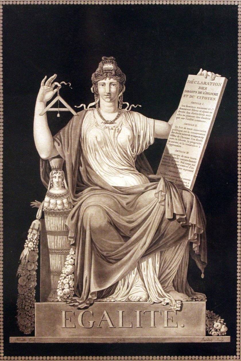 Likestilling av Jean Guillaume Moitte